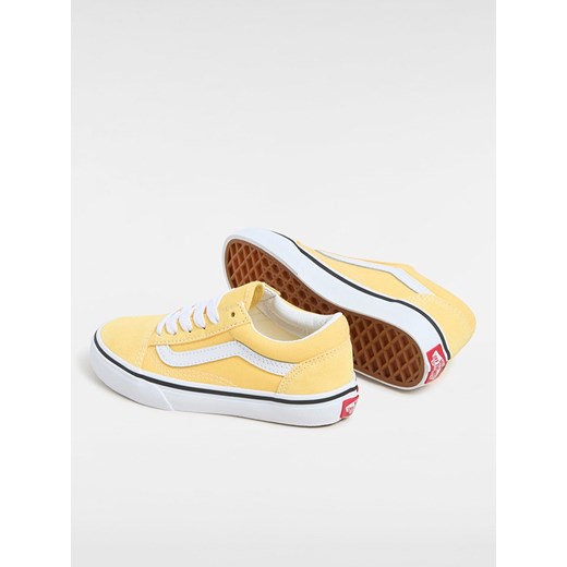 Vans Skórzane sneakersy "Old Skool" w kolorze żółtym Vans 27 okazja Limango Polska
