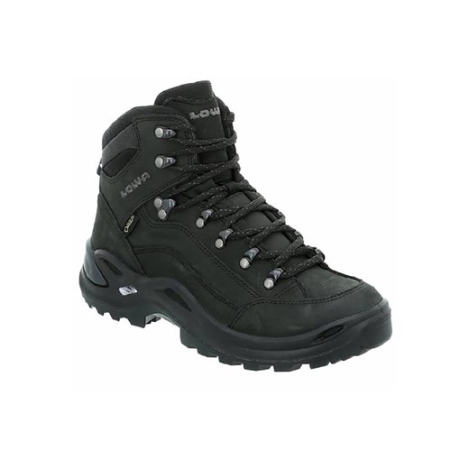 LOWA Skórzane buty turystyczne &quot;Renegade GTX Mid Ws&quot; w kolorze czarnym ze sklepu Limango Polska w kategorii Buty trekkingowe damskie - zdjęcie 186161284