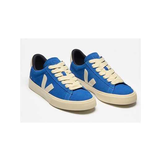 Veja Skórzane sneakersy &quot;Campo Bold&quot; w kolorze niebieskim ze sklepu Limango Polska w kategorii Trampki damskie - zdjęcie 186161310