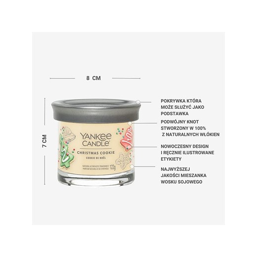 Yankee Candle Świeca zapachowa &quot;Christmas Cookie&quot; - 122 g Yankee Candle onesize promocyjna cena Limango Polska