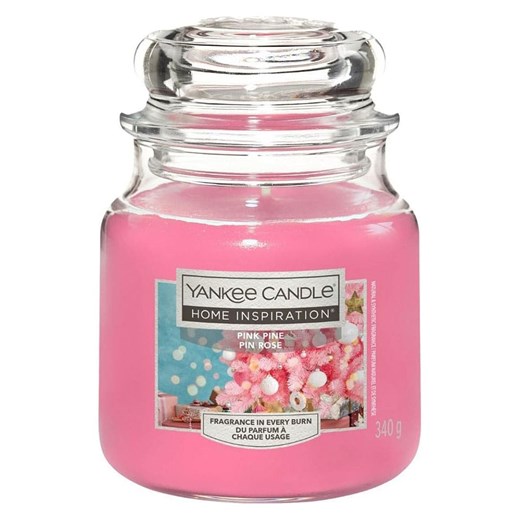 Yankee Candle Home Inspiration Świeca zapachowa &quot;Pink Pine&quot; - 340 g ze sklepu Limango Polska w kategorii Świece i dyfuzory - zdjęcie 186161483