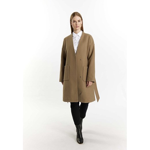 Schmuddelwedda Płaszcz przejściowy w kolorze beżowym ze sklepu Limango Polska w kategorii Płaszcze damskie - zdjęcie 186161552