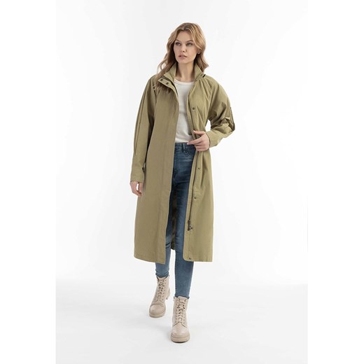 Schmuddelwedda Płaszcz przejściowy w kolorze oliwkowym ze sklepu Limango Polska w kategorii Płaszcze damskie - zdjęcie 186161592