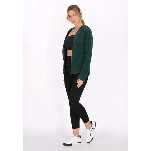 Schmuddelwedda Kurtka polarowa w kolorze ciemnozielonym ze sklepu Limango Polska w kategorii Bluzy damskie - zdjęcie 186161631