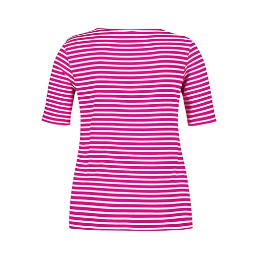 SAMOON Koszulka w kolorze różowo-białym Samoon 54 Limango Polska wyprzedaż