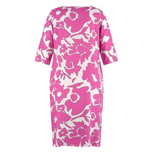 SAMOON Sukienka w kolorze różowo-białym Samoon 48 wyprzedaż Limango Polska