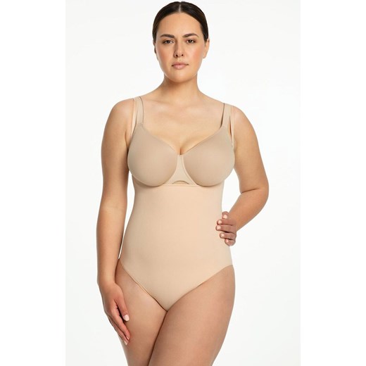 Wyszczuplające body pod biust beżowe 419 Seamless, Kolor beżowy, Rozmiar L, Julimex ze sklepu Intymna w kategorii Bielizna wyszczuplająca - zdjęcie 186162884