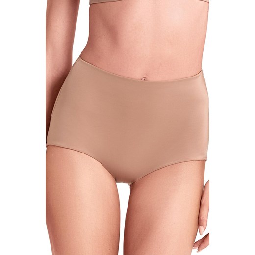 Figi damskie z wysokim stanem ciemnobeżowe Ultra, Kolor ciemnobeżowy, Rozmiar S, Lormar ze sklepu Intymna w kategorii Majtki damskie - zdjęcie 186163053