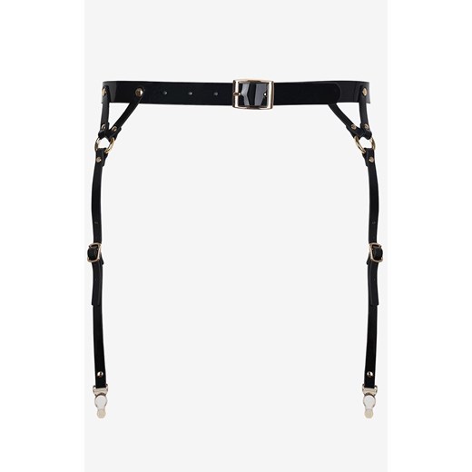 Marilyn pas do pończoch z lateksu czarny Courtisane, Kolor czarny, Rozmiar uniwersalny, Marilyn ze sklepu Intymna w kategorii Akcesoria do bielizny - zdjęcie 186163304