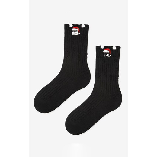 Marilyn świąteczne skarpetki męskie Ho Ho Ho Bro, Kolor czarny, Rozmiar 41-45, Marilyn ze sklepu Intymna w kategorii Skarpetki męskie - zdjęcie 186163340