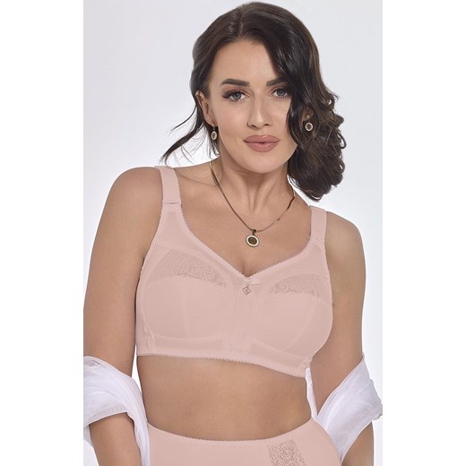 Bezfiszbinowy biustonosz miękki soft jasnoróżowy Irena 585, Kolor jasnoróżowy, Rozmiar 80C, Solo Viki Style ze sklepu Intymna w kategorii Biustonosze - zdjęcie 186163681