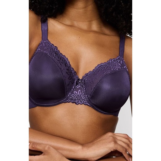 Triumph biustonosz minimizer Ladyform Soft 10166306-00EH, Kolor fioletowy, Rozmiar 75C, Triumph ze sklepu Intymna w kategorii Biustonosze - zdjęcie 186163844