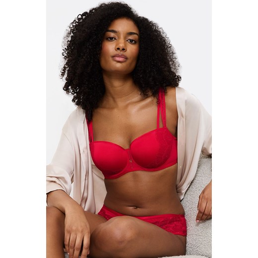 Triumph biustonosz usztywniany Palina Moonlight Kiss 10224803-00FZ, Kolor czerwony, Rozmiar 75C, Triumph ze sklepu Intymna w kategorii Biustonosze - zdjęcie 186163882