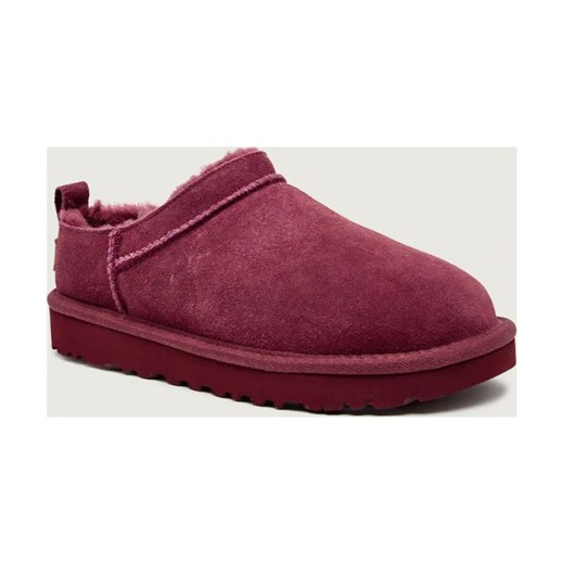 UGG Mule W CLASSIC MICRO | z dodatkiem wełny | zamsz ze sklepu Gomez Fashion Store w kategorii Kapcie damskie - zdjęcie 186164251