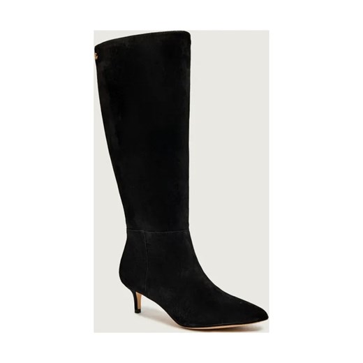 LAUREN RALPH LAUREN Skórzane kozaki na szpilce MCKAY ze sklepu Gomez Fashion Store w kategorii Kozaki damskie - zdjęcie 186164350