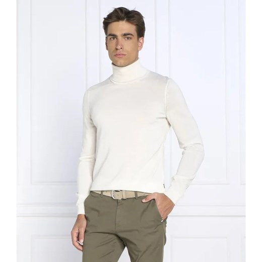 BOSS BLACK Wełniany golf Musso-P | Slim Fit ze sklepu Gomez Fashion Store w kategorii Swetry męskie - zdjęcie 186164462