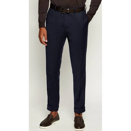 Oscar Jacobson Wełniane spodnie chino | Regular Fit ze sklepu Gomez Fashion Store w kategorii Spodnie męskie - zdjęcie 186166800