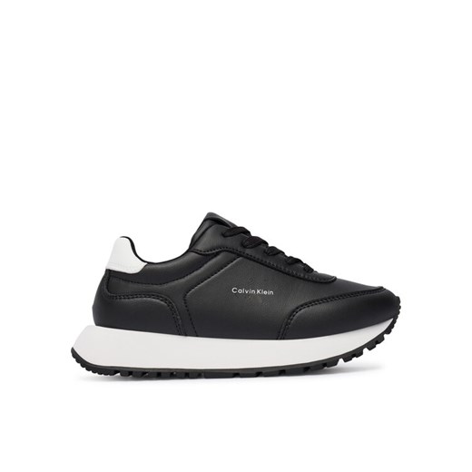 Sneakersy Calvin Klein Low Cut Lace-Up Sneaker V3A9-83110-1355 S Czarny ze sklepu eobuwie.pl w kategorii Buty sportowe dziecięce - zdjęcie 186166874