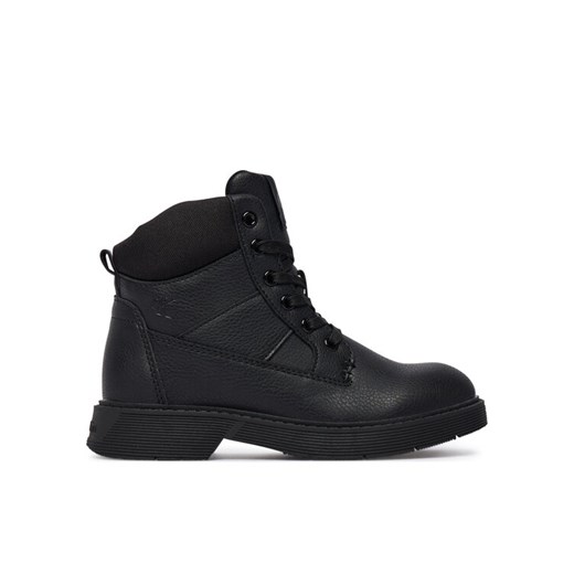 Trzewiki Calvin Klein Lace-Up Bootie V3X5-83187-1695 S Czarny ze sklepu eobuwie.pl w kategorii Buty zimowe dziecięce - zdjęcie 186166913