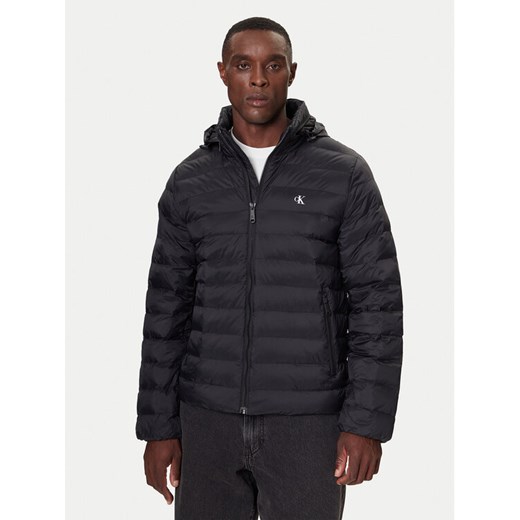 Calvin Klein Jeans Kurtka zimowa LV04RC511G Czarny Regular Fit ze sklepu MODIVO w kategorii Kurtki męskie - zdjęcie 186167320