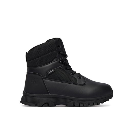 Calvin Klein Śniegowce Lace-Up Bootie V3X5-83190-1485 D Czarny ze sklepu MODIVO w kategorii Buty zimowe dziecięce - zdjęcie 186167331