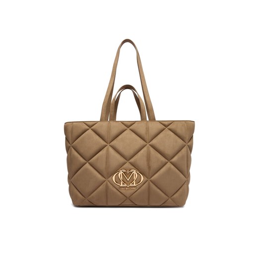 LOVE MOSCHINO Torebka JC4397PP0NKE0105 Beżowy ze sklepu MODIVO w kategorii Torby Shopper bag - zdjęcie 186167342