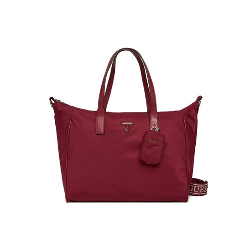 Guess Torebka Follie Travel TWNN96 76017 Czerwony ze sklepu MODIVO w kategorii Torby Shopper bag - zdjęcie 186167351
