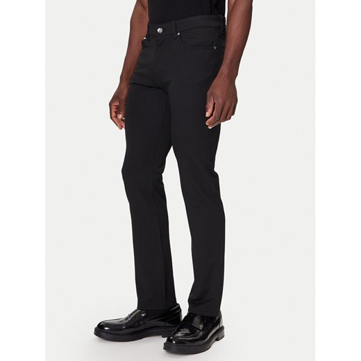 KARL LAGERFELD Spodnie materiałowe 265840 554815 Czarny Regular Fit ze sklepu MODIVO w kategorii Spodnie męskie - zdjęcie 186167362
