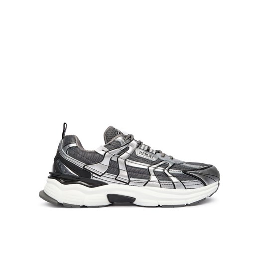REPLAY Sneakersy GMSD5 .000.C0003T Srebrny ze sklepu MODIVO w kategorii Buty sportowe męskie - zdjęcie 186167380