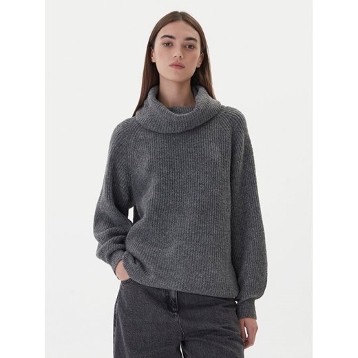 ONLY Golf Whitney 15353187 Szary Oversize ze sklepu MODIVO w kategorii Swetry damskie - zdjęcie 186167383