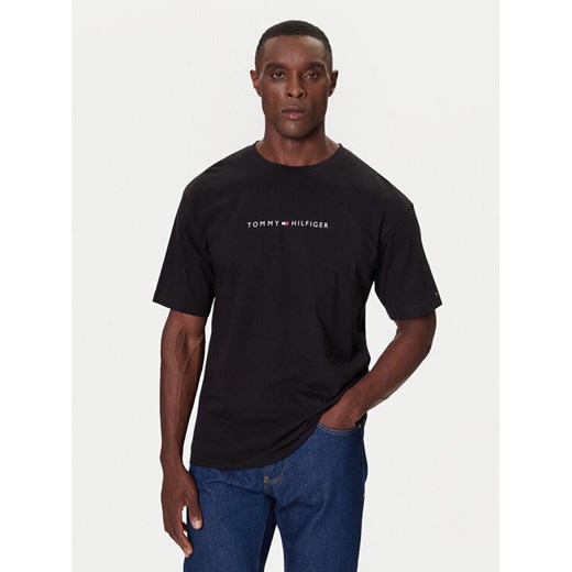 Tommy Hilfiger T-Shirt UM0UM03685 Czarny Relaxed Fit ze sklepu MODIVO w kategorii T-shirty męskie - zdjęcie 186167394