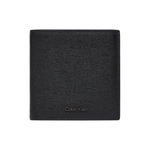 Calvin Klein Portfel Saffiano Ew Slim Trifold W Card LV04D1075G Czarny ze sklepu MODIVO w kategorii Portfele męskie - zdjęcie 186167422