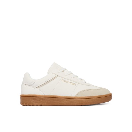 Calvin Klein Sneakersy Low Cut Lace-Up Sneaker V3X9-83159-1269 S Biały ze sklepu MODIVO w kategorii Buty sportowe dziecięce - zdjęcie 186167434