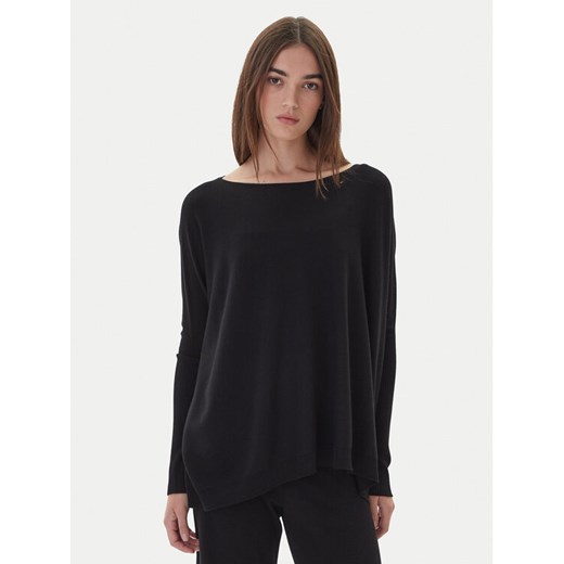 Kontatto Sweter 3M0802C Czarny Relaxed Fit ze sklepu MODIVO w kategorii Swetry damskie - zdjęcie 186167440