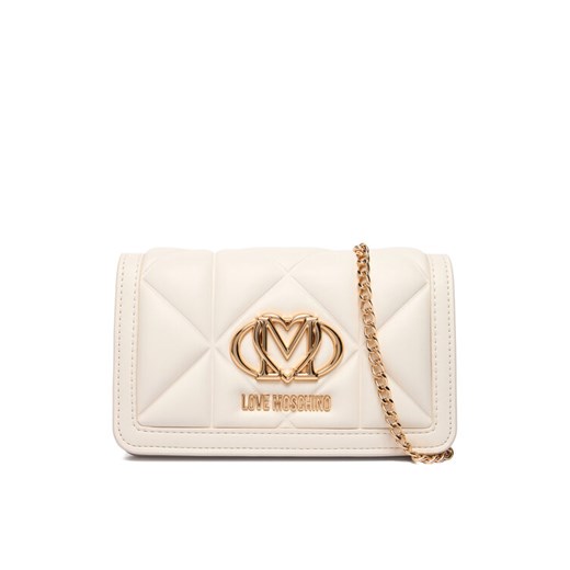 LOVE MOSCHINO Torebka JC5640PP0NLC0110 Écru ze sklepu MODIVO w kategorii Kopertówki - zdjęcie 186167503