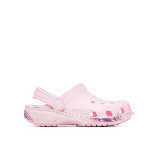 Crocs Klapki Classic Star Sparkle Shaker Clog 211620 Różowy ze sklepu MODIVO w kategorii Klapki dziecięce - zdjęcie 186167514