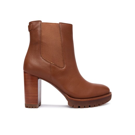 LAUREN RALPH LAUREN Botki 802974391002 Brązowy ze sklepu MODIVO w kategorii Botki - zdjęcie 186167541