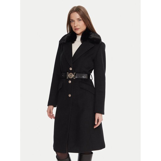 Guess Płaszcz przejściowy W5BL25 W2672 Czarny Regular Fit Guess XL MODIVO
