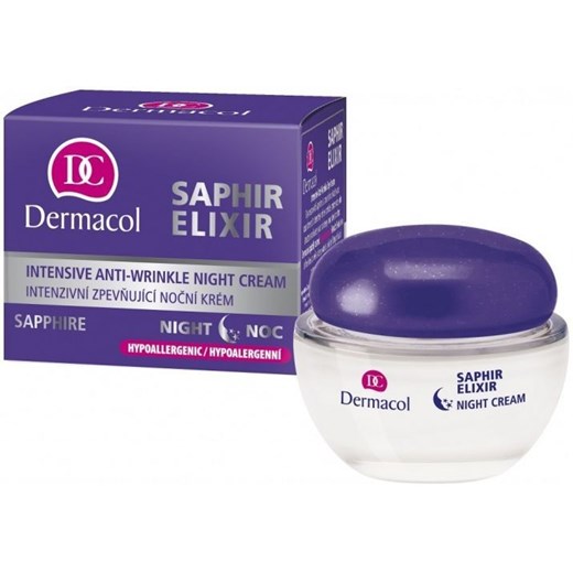 Dermacol Saphir Elixir Night Cream 50ml W Krem do twarzy na noc perfumy-perfumeria-pl fioletowy kremy