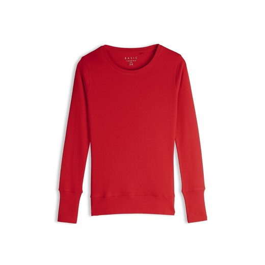 GATE Podstawowy bawełniany T-shirt z długim rękawem 34 ze sklepu gateshop w kategorii Bluzki damskie - zdjęcie 186169370