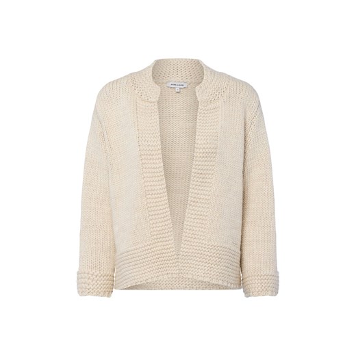 More & More Damski płaszcz z dzianiny z zawartością alpaki Kobiety Sztuczne włókno écru jednolity ze sklepu vangraaf w kategorii Swetry damskie - zdjęcie 186169414