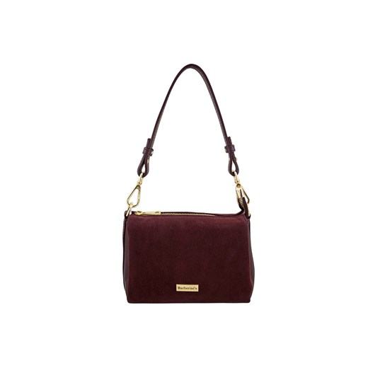 Zamszowa listonoszka damska Barberinis - Bordowa ze sklepu butyolivier w kategorii Listonoszki - zdjęcie 186169523