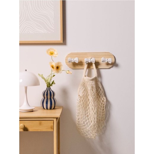 Sinsay - Wieszak na ubrania z ozdobnymi kokardami - beżowy ze sklepu Sinsay w kategorii Salon i sypialnia - zdjęcie 186173152