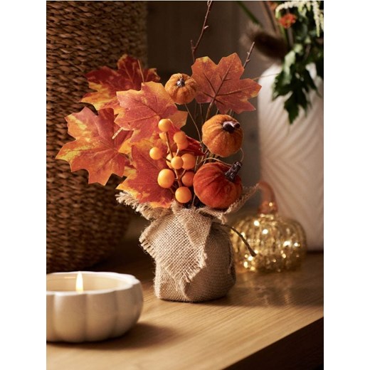 Sinsay - Roślina ozdobna w motywie jesiennym - pomarańczowy - id: 915FV-22X - marki Sinsay - 186173204 Sinsay - Roślina ozdobna w motywie jesiennym - pomarańczowy ze sklepu Sinsay w kategorii Dekoracje - zdjęcie 186173204