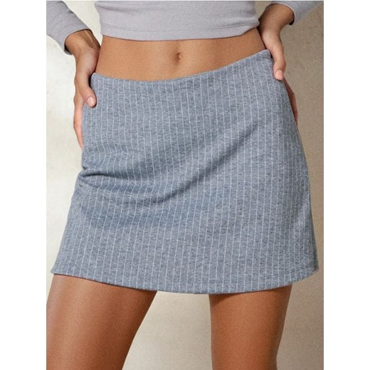 Sinsay - Szorty typu skort - szary ze sklepu Sinsay w kategorii Spódnice - zdjęcie 186173224