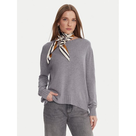 Kontatto Sweter 3M0808C Szary Relaxed Fit ze sklepu MODIVO w kategorii Swetry damskie - zdjęcie 186173262