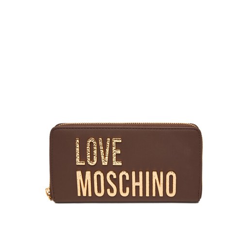 LOVE MOSCHINO Duży Portfel Damski JC5692PP0NKD031A Brązowy Love Moschino OS MODIVO