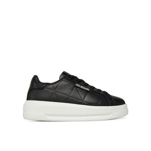LOVE MOSCHINO Sneakersy JA15335G0NIEC00A Czarny ze sklepu MODIVO w kategorii Buty sportowe damskie - zdjęcie 186173292