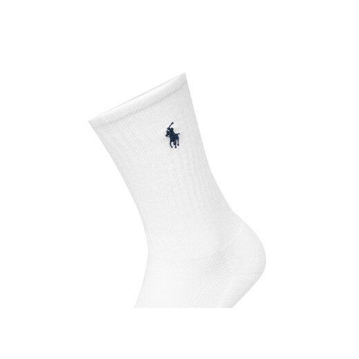 Polo Ralph Lauren Zestaw 3 par wysokich skarpet damskich 455918021001 Biały Polo Ralph Lauren OS MODIVO
