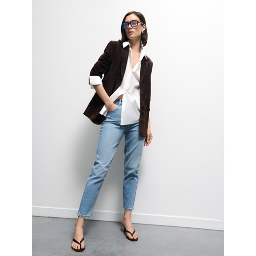 Mohito - Koszula z asymetrycznym zapięciem - biały ze sklepu Mohito w kategorii Koszule damskie - zdjęcie 186173790